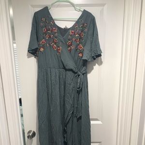 Wren & Ivory Wrap Dress